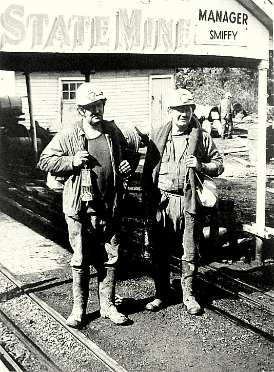 Mick and Jim O'Donnell, coming off the day shift at Strongman Mine ...