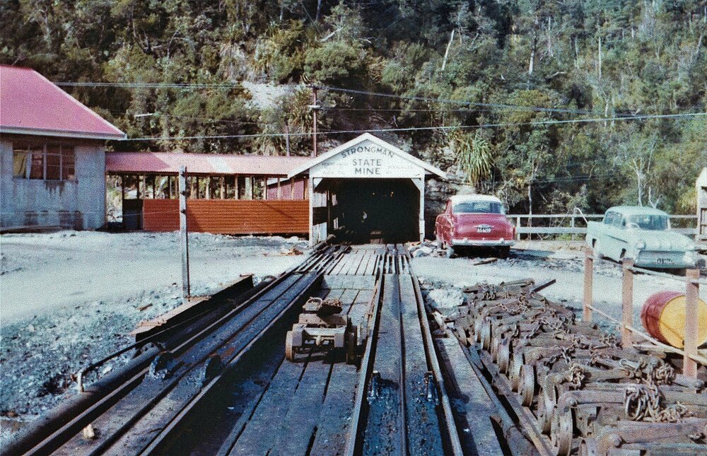 Strongman mine. 1960. | West Coast New Zealand History
