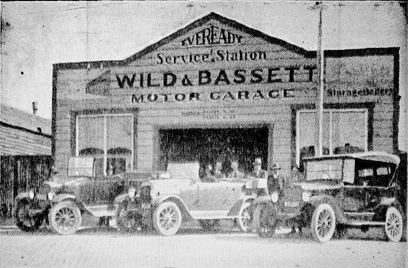 Wild & Bassett garage Hokitika. 1920s | West Coast New Zealand History