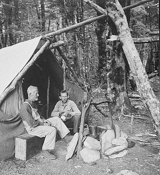 West Coast Bush Camp.1930. | West Coast New Zealand History