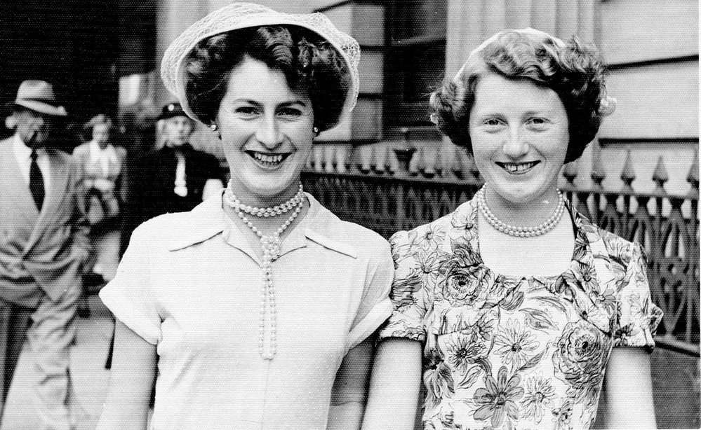 Cousins, Jean Pinn and Pat Devine.1952. | West Coast New Zealand History