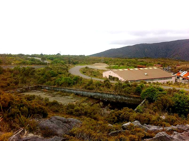 Denniston swimming pool today. | West Coast New Zealand History