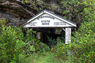 Strongman mine portal. | West Coast New Zealand History