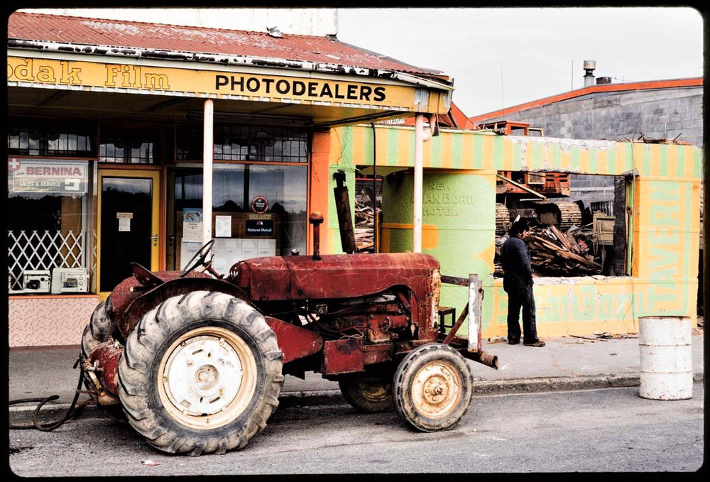 1979 Greymouth - Mawhera Quay, showing the partly demolished the New ...