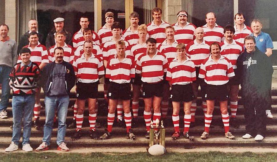 West Coast Police rugby team, for match against the Otago Police team ...