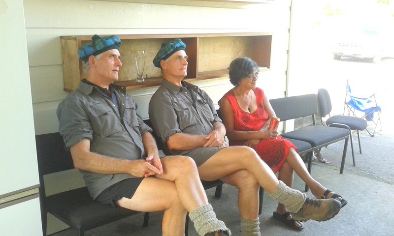 The McKay twins, Stefan & Nigel, & Ma.