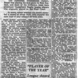 West Coast League Team beats Invitational XIII