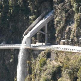 Arthurs Pass and Otira road construction.1999.