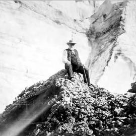 PM Richard Seddon at Franz Josef Glaciers Terminal Face.