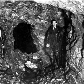 Hole through the Otira Tunnel. 1918.