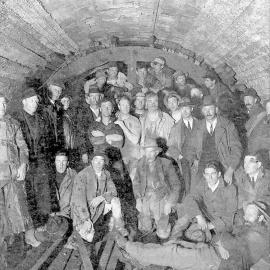 Inside Otira Tunnel.ca.1923.