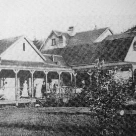 Early photograph of Reefton Public Hospital.