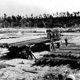 Kumara Junction oil drilling preparation.