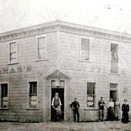 Helvetia Hotel at Goldsborough Proprietor W Hannahan 