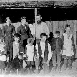 Mr and Mrs Andrew Nolan and Family, Okuru .ca.1890.