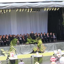Pike River Mine Disaster Memorial Service 2nd December 2010 at Omoto Race Course Greymouth