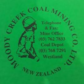 ALBUM - Moody Creek miners riding the "empties" - Jim Wright at the back. 