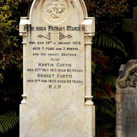 Stafford Cemetery gravestones.