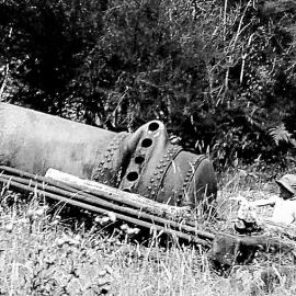 Remains of Boilers at the Fiery Cross Mine, Capleston, 1969.