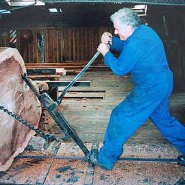 The old Ogilvies mill when it was a  Veneer Plant.1986.     --ALBUM--