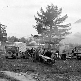 Murchison -  emergency  camp following  earthquake.June 1929.