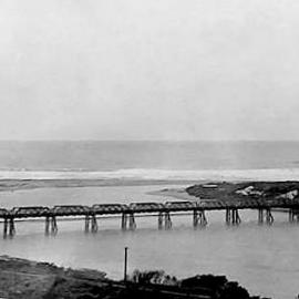 Rail and Road Bridges spanning the Ngakawau River, 