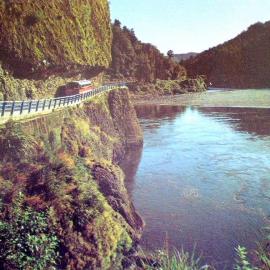 Newmans coach Hawks Crag, 1960.