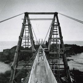 Coal flume, Woodpecker Bay.1940.