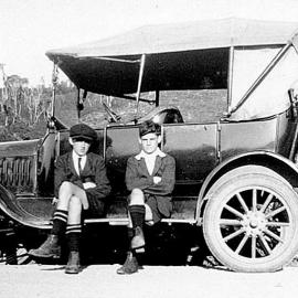 Kennedy Bros Model T Ford, Marsden Rd 1925 Bob Furness and Fred Browne