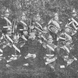 Brunner Volunteer Brass band-Prior to the explosion.ca.1890s.