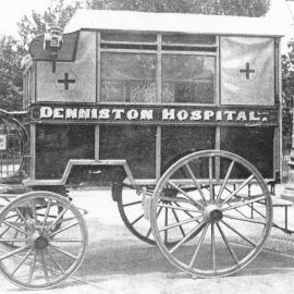 Denniston Hospital horse-drawn Ambulance, for use at Denniston Mine.