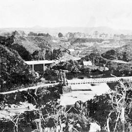 Nile River suspension bridge Charleston.