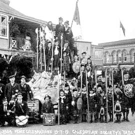 Peace Day, Hokitika, July 1919 - Caledonian Society