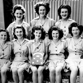 Betty, Josephine, Mary and Pat McGrath, Women's Basketball Team.ca.1950s.