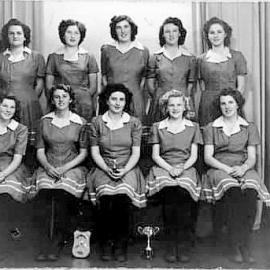 Gladstone women's basketball team 1949