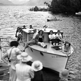 Lake Kaniere excursion, Sunny Bight.1940`s