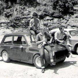  Blackie Lee, Graeme Campbell, Chris Bowes and Phillip Lee, Runanga.1971.