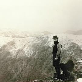 Paparoa Mountains looking north from Blackball Peak. Taken at 3,500 feet.