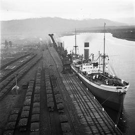 City of Glasgow berthed at Westport 1939