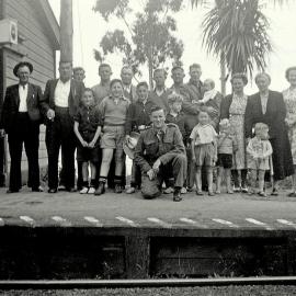 Moana Railway Station in 1950 