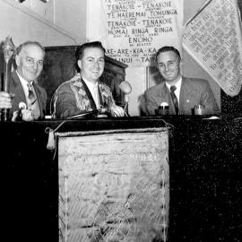  Greymouth Savage Club - Harry McMath being installed as Great Chief of Tainui.