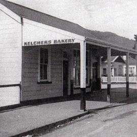 Kelchers Bakery, Buller Rd, Reefton, 1950s. 
