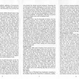 GOLD RUSH 150 YRS - interesting notes.    -2  IMAGES-