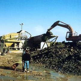 John Kerr and colleagues working the Shamrock lead, Addisons Flat. mid 90s.  -ALBUM-
