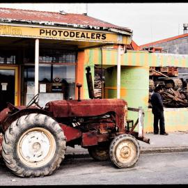1979 Greymouth  -  Mawhera Quay, showing the partly demolished the New Brian Boru Hotel 