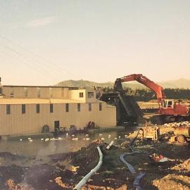 L & M's Floating plant in the Arahura.ca.1990`s.
