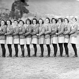 West Coast B Netball Team 1947.