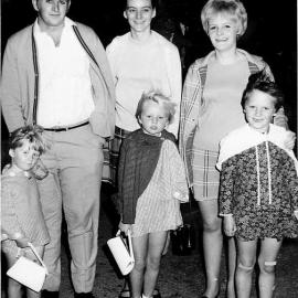 The  Hendersons and the  Bowdens at the Greymouth Industries Fair.  ca.1960s.