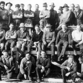 Ross mill staff  -  and Ross Mill .1964 .  -ALBUM-