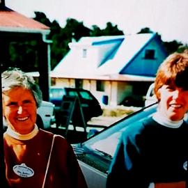 Hilda Hasson and  Margard Martin-Peter.